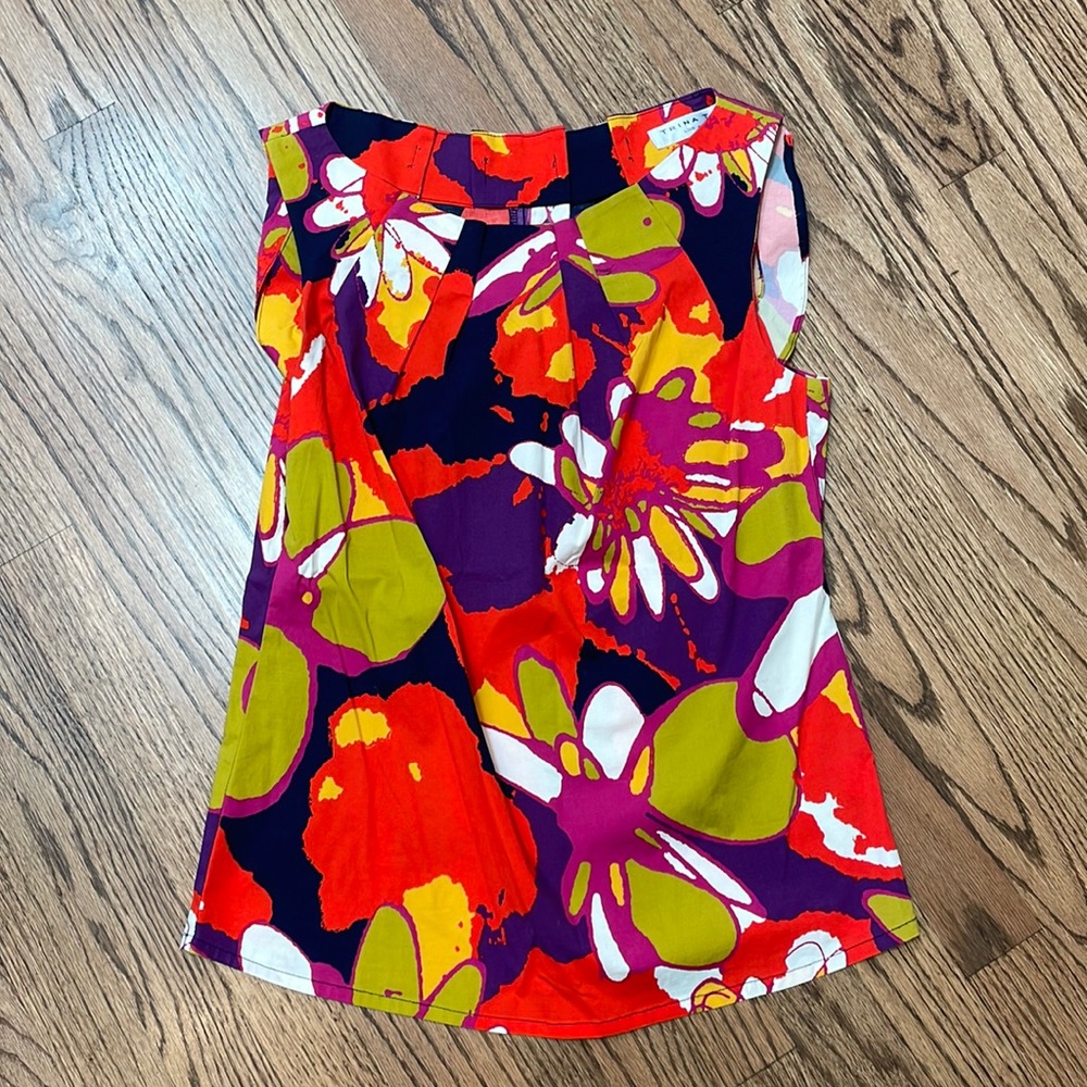 Trina Turk sleeveless blouse